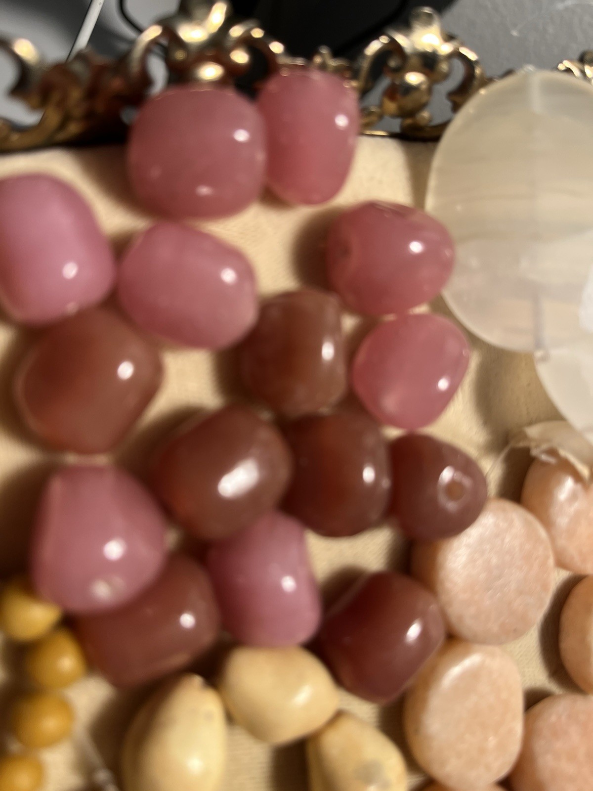 VTG To Modern Semi-Precious Gemstone Chunky Destash Lot For Jewelry/Craft Makers