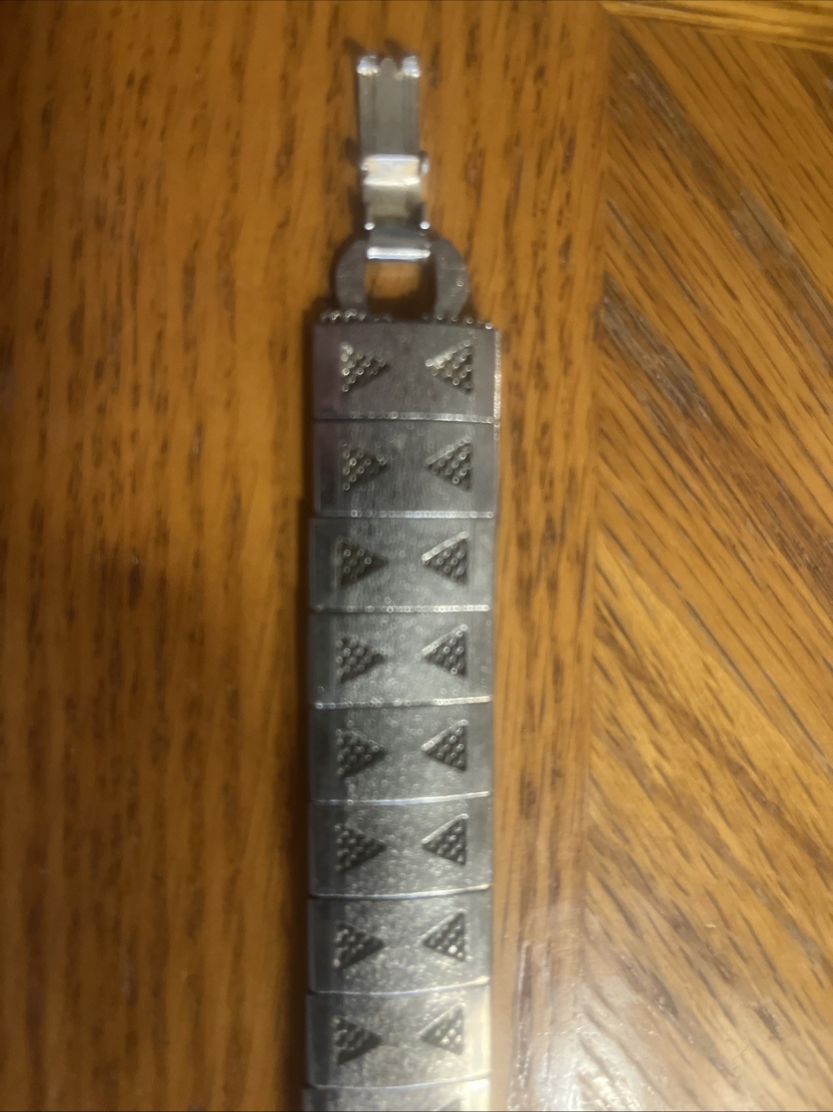 Vintage 7 1/2” Art Deco Link Bracelet – No Signature Or Markings Type Of Metal ?