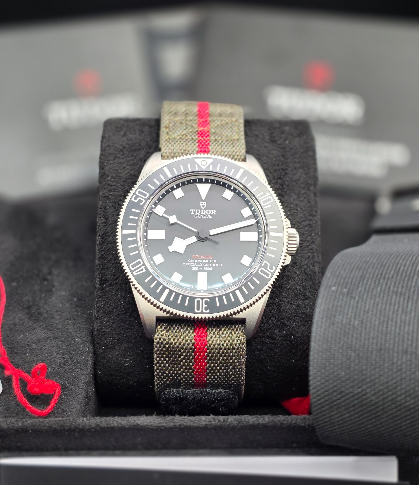 2025 TUDOR Pelagos FXD M25717N-0001 Titanium 42mm Excellent Black Dial NATO