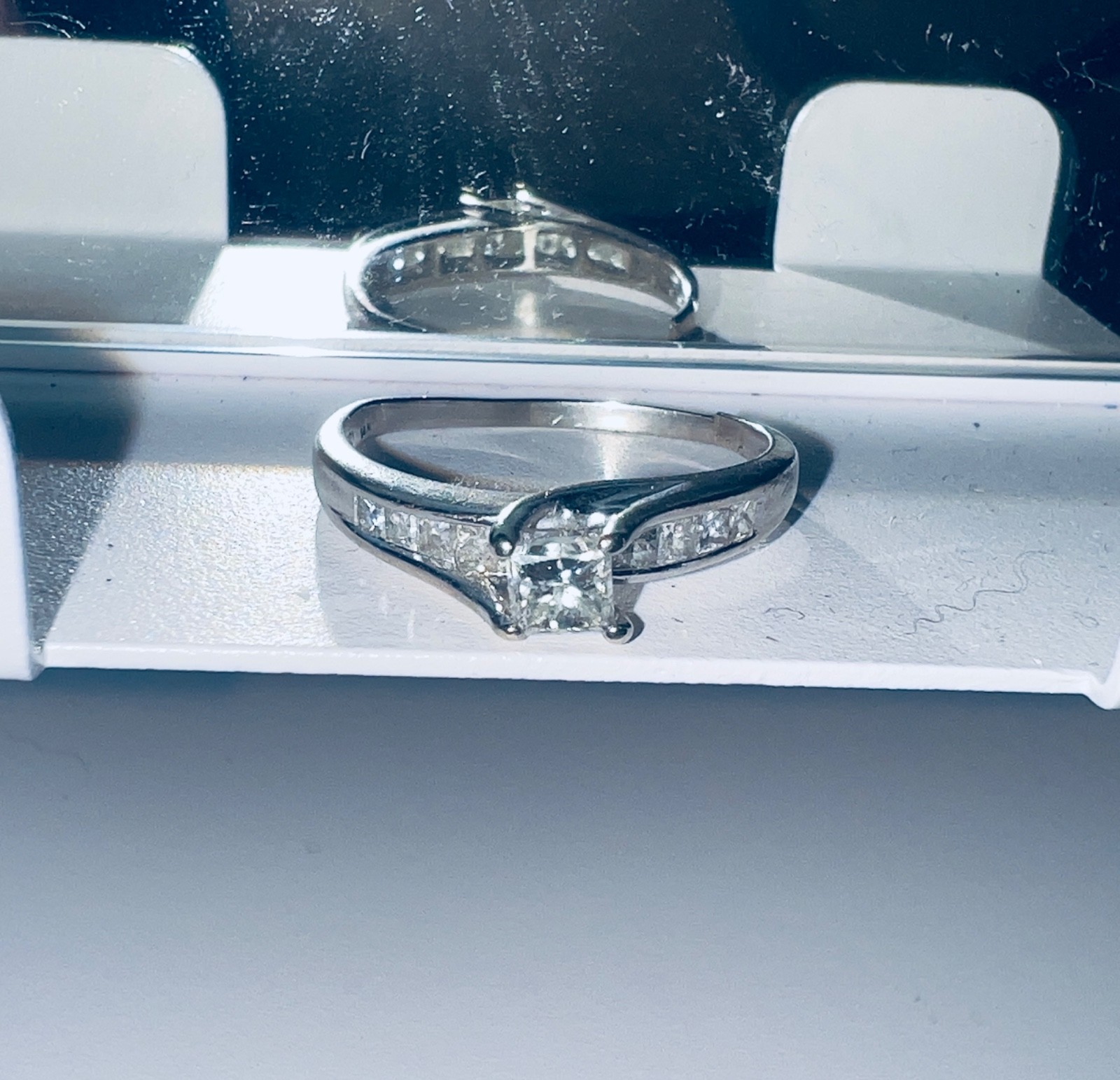 1 CT Princess-cut Diamonds 14K White Gold Kay Jeweler’s