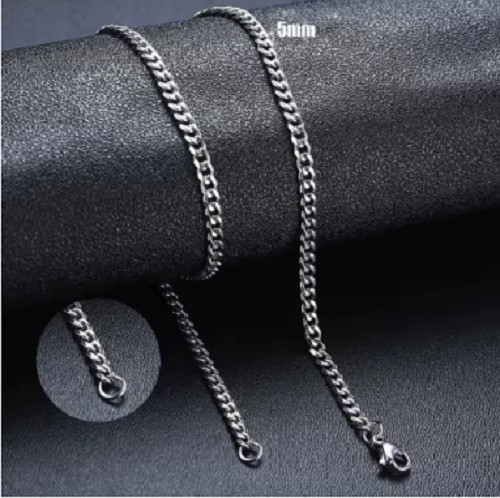 Stainless Steel Chain Necklace for Men Punk Neck Male Chains Jewelry Accessories