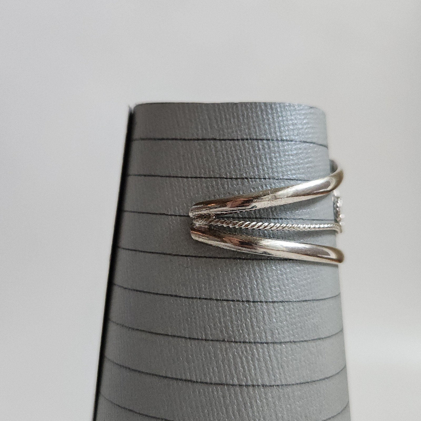 Vintage Mexican Sterling Silver Flower Inlay Cuff Bracelet Hecho En Mexico 7″