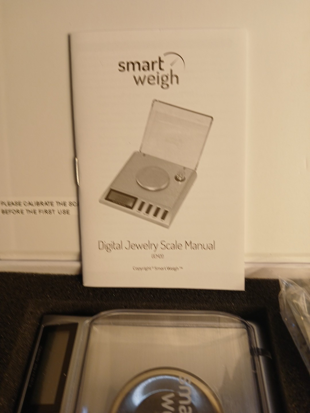 Smart Weigh High Precision Digital Jewelry Scale GEM20 Opened Box
