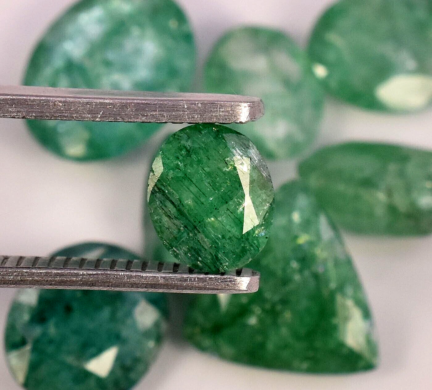 26.75 Ct Natural Green Beryl Colombian Emerald Loose Lot Gemstone
