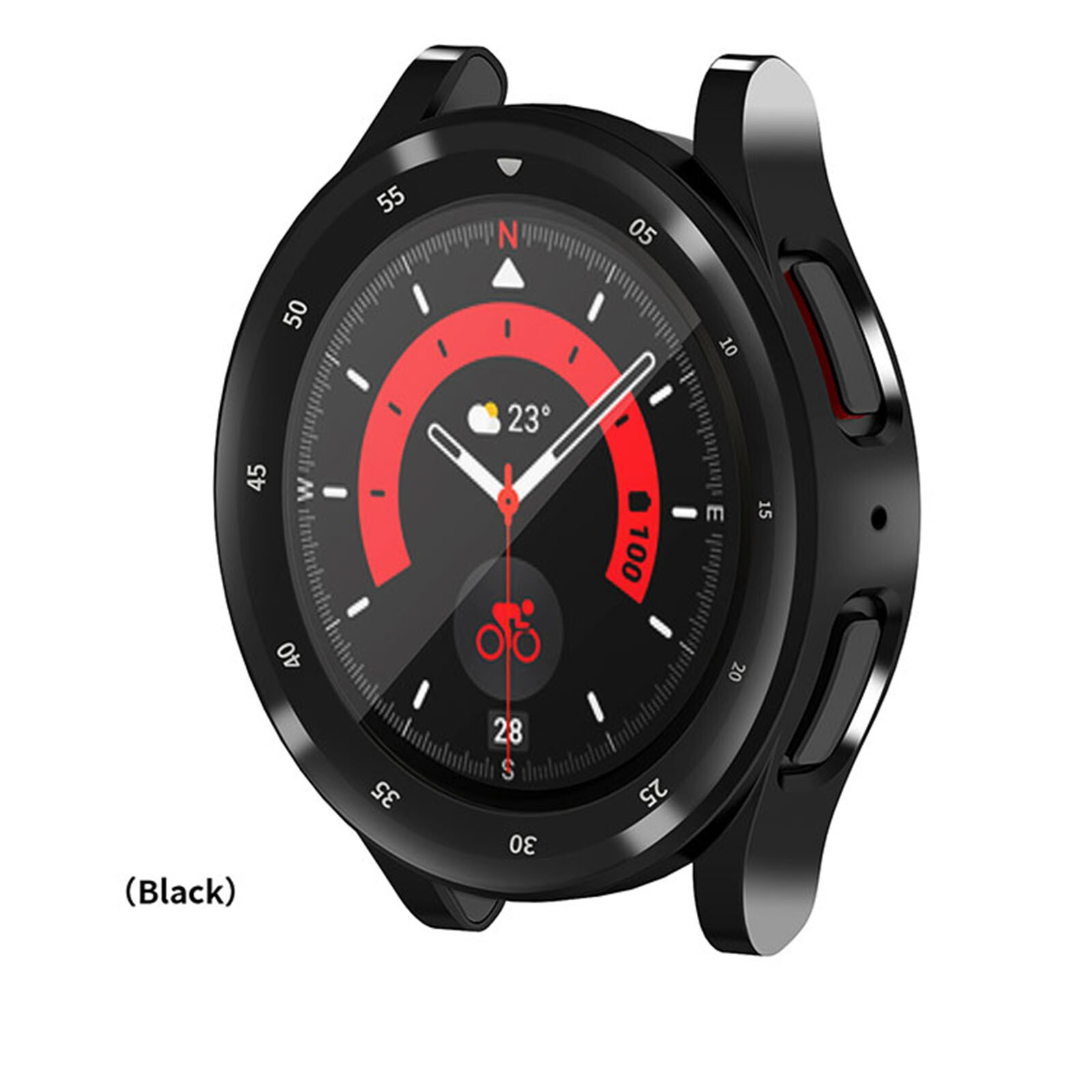 TPU Watch Case with Scale +Screen Protector For Samsung Watch5 Pro 45mm