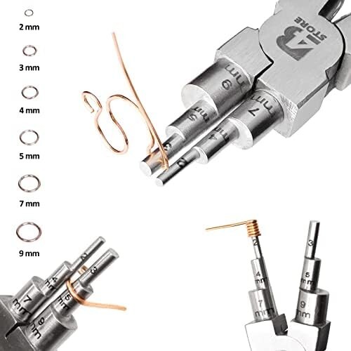 6 in 1 Bail Making Pliers Wire Looping Forming Pliers with Non-Slip Comfort Grip
