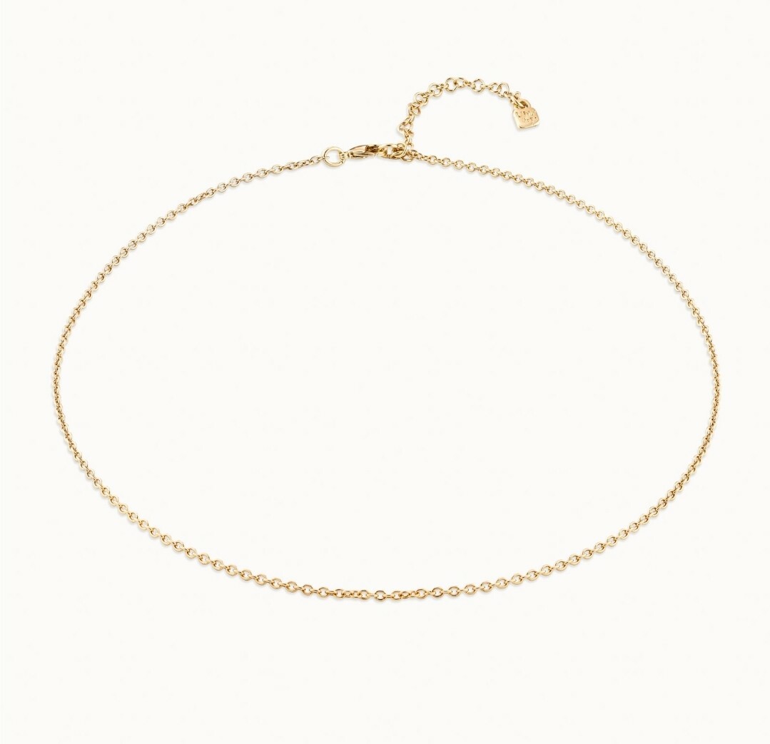 UNOde50 CHAIN 7 NECKLACE COL1392ORO0000U 42-47cm US SIZE 16.54-18.50 inches NEW