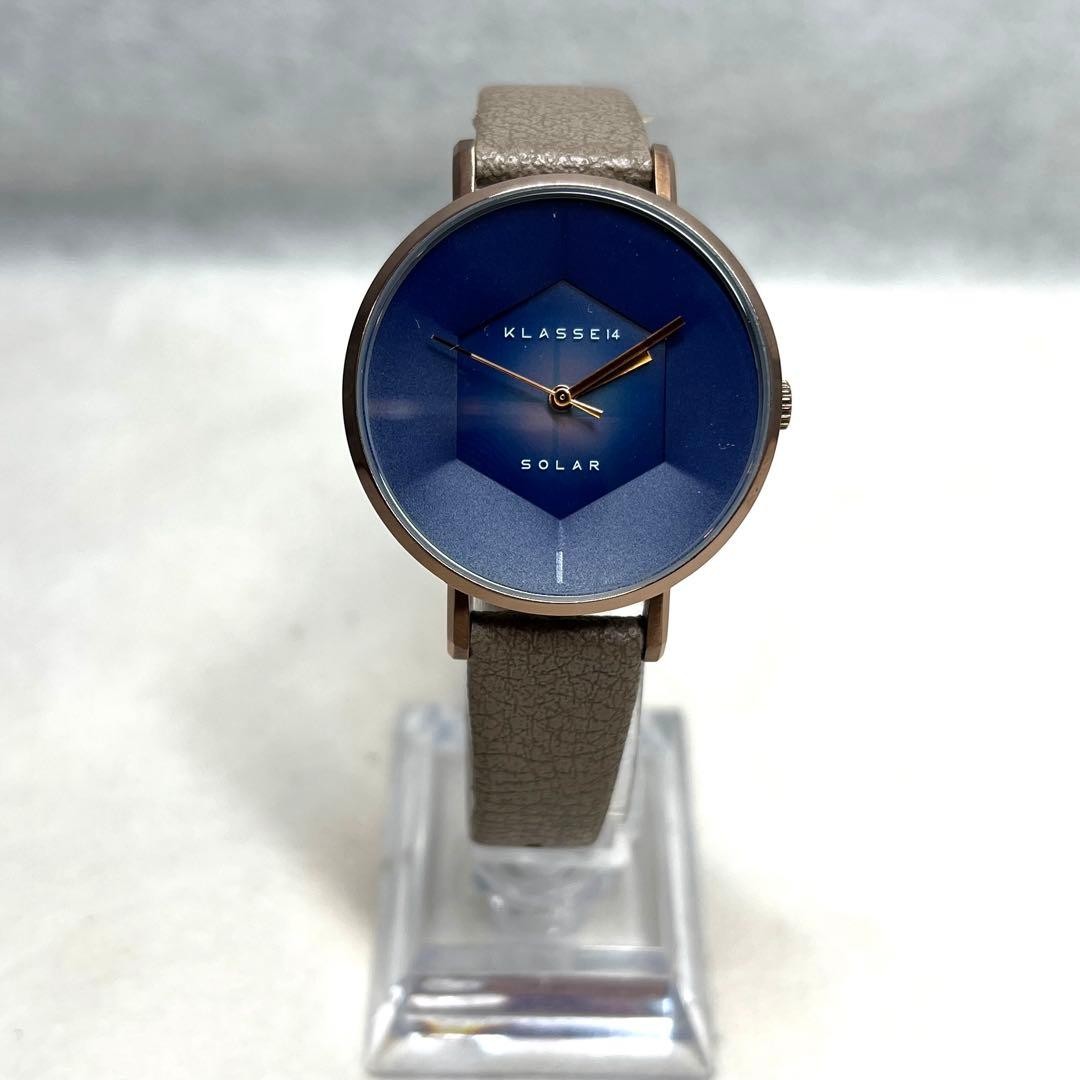KLASSE14 Volare Solar Horizon Watch Navy 5ATM Waterproof From Japan