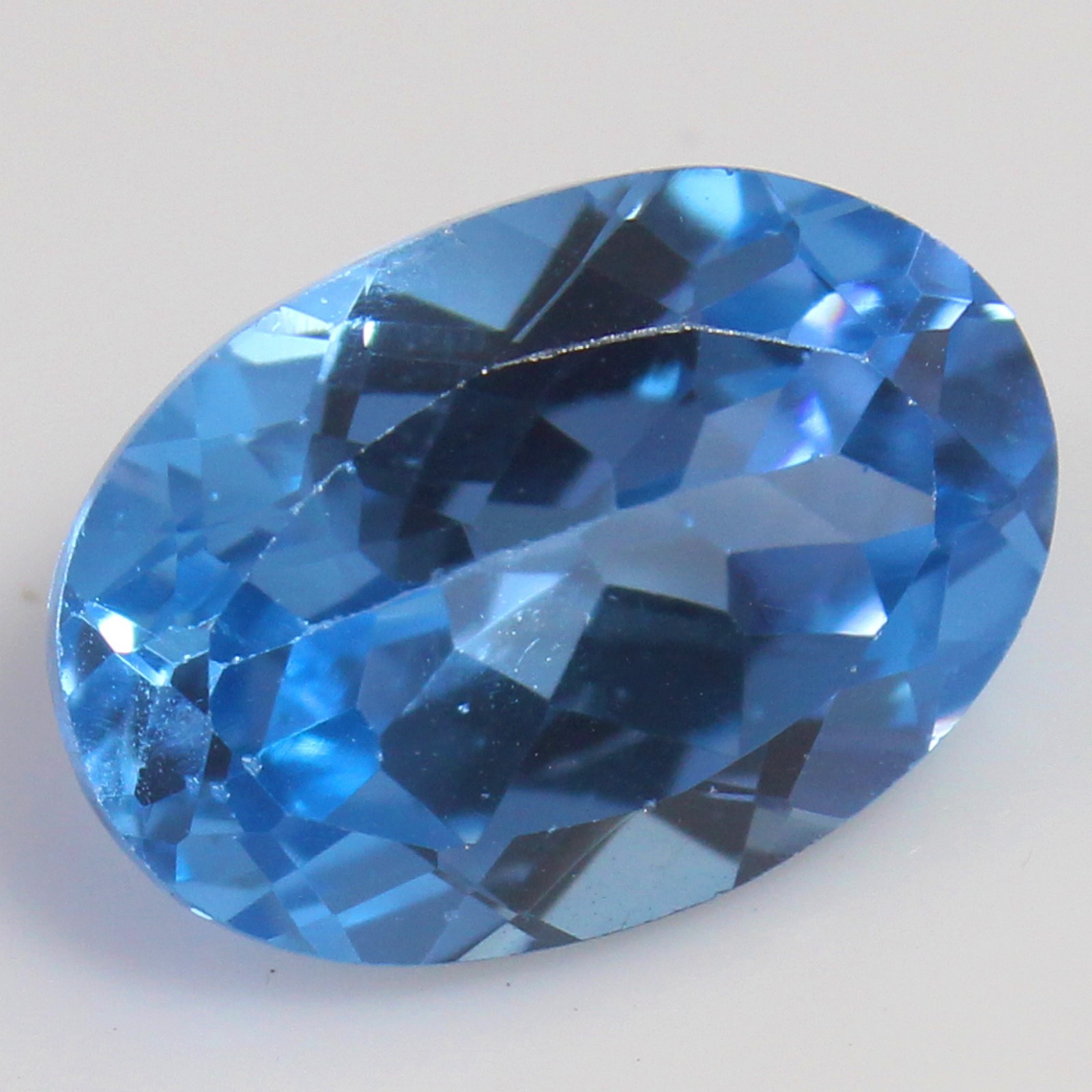 Natural 6.9 Ct Certified Brazil Blue Aquamarine 14×10 MM Oval Cut Gemstones