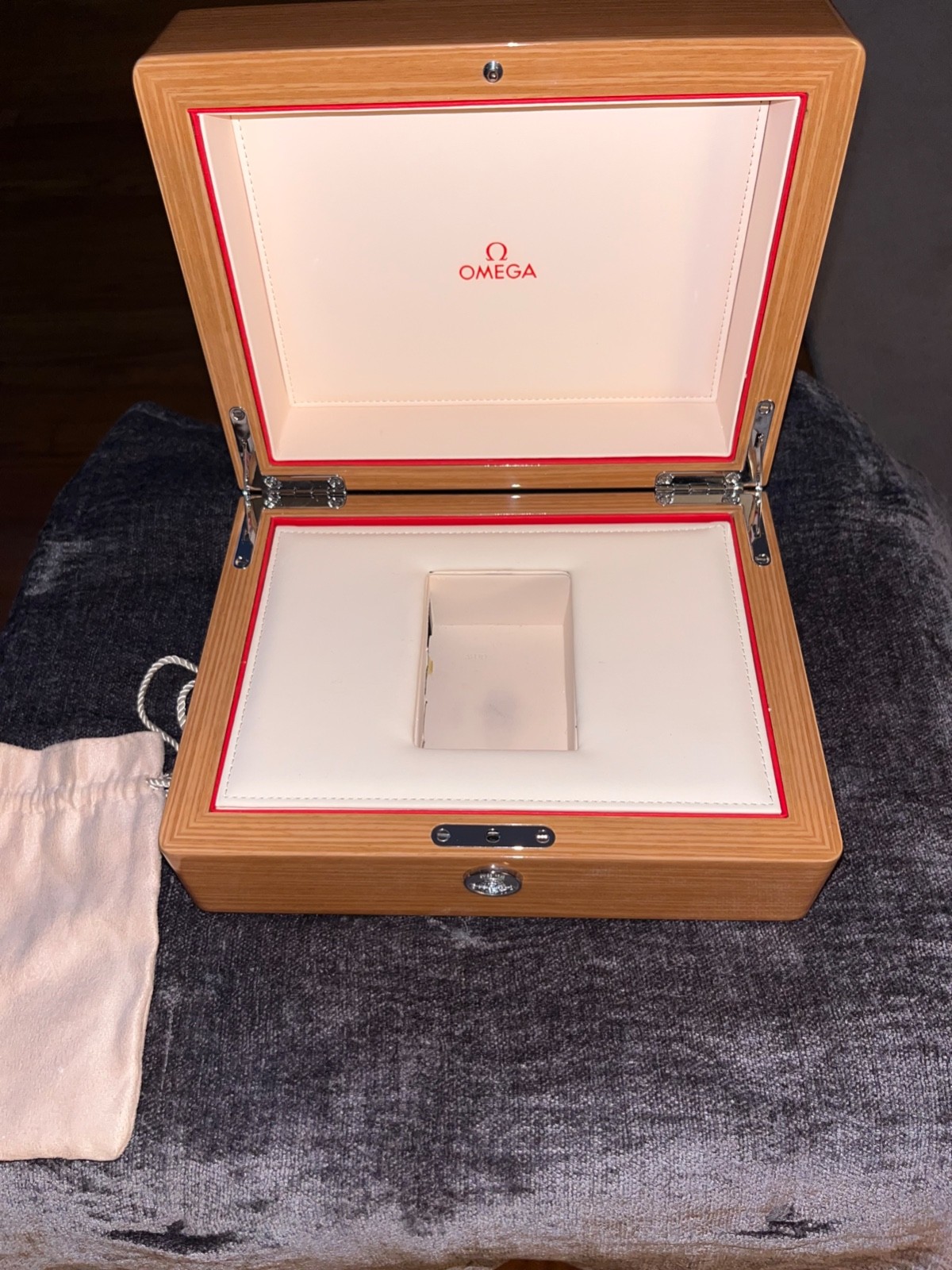 Authentic OMEGA Wooden Storage Watch Box / Case