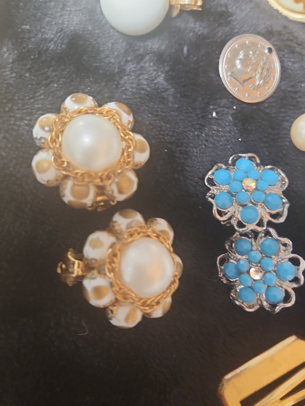 Vtg & Art Deco Mixed #4 Jewelry Lot ( 34 )