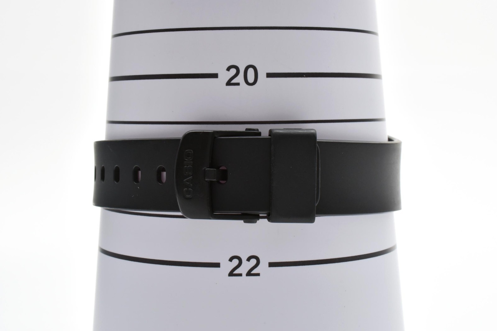【EXC+5】CASIO LW-204 Digital Alarm Chronograph Quartz Watch Black Resin JAPAN