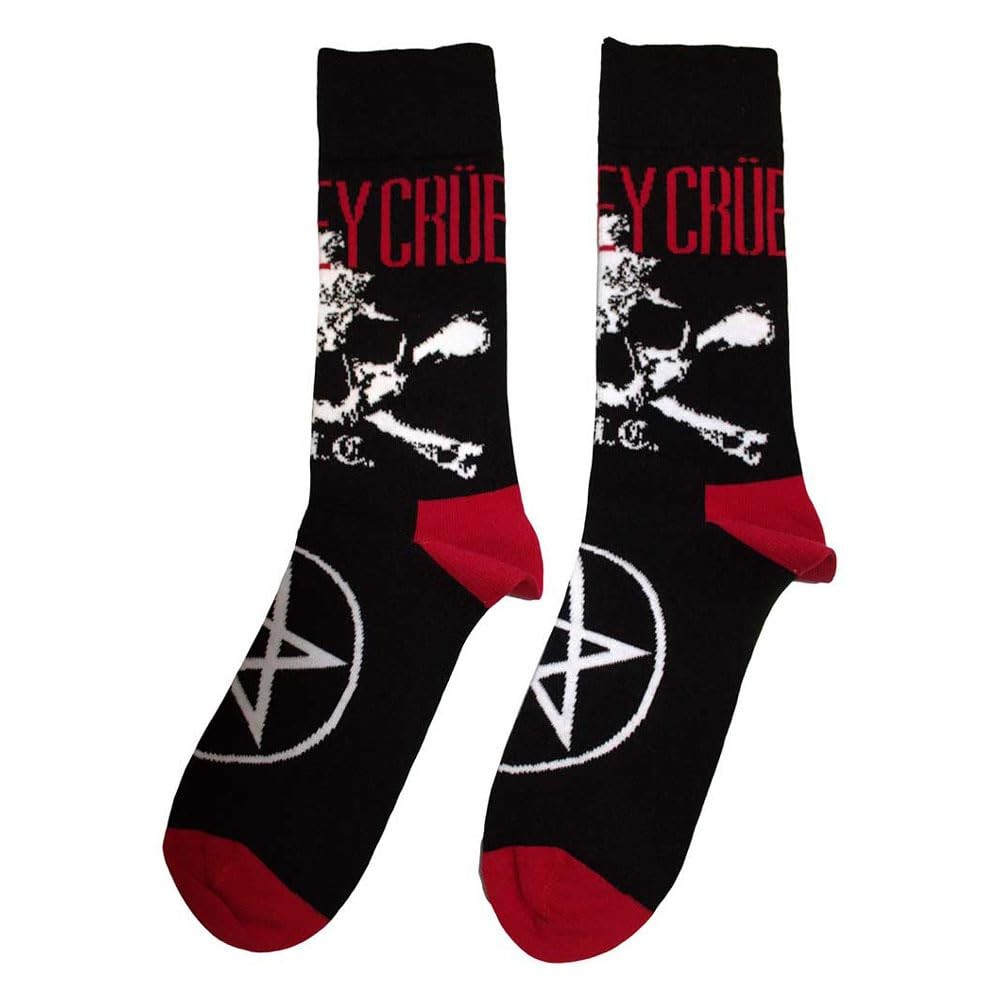 Rock Off officially licensed products Motley Crue Skull And Small, Black