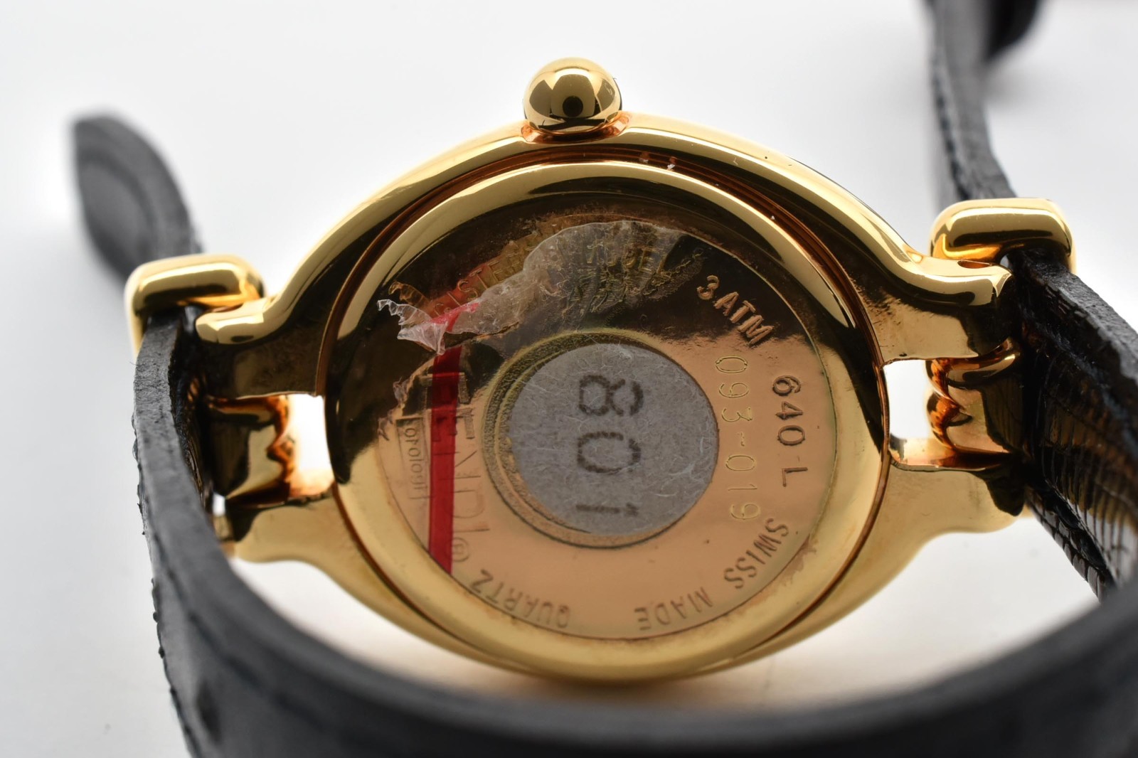 [5 Change Belts Box] FENDI 640L Vintage Women’s Quartz Watch Gold Tone