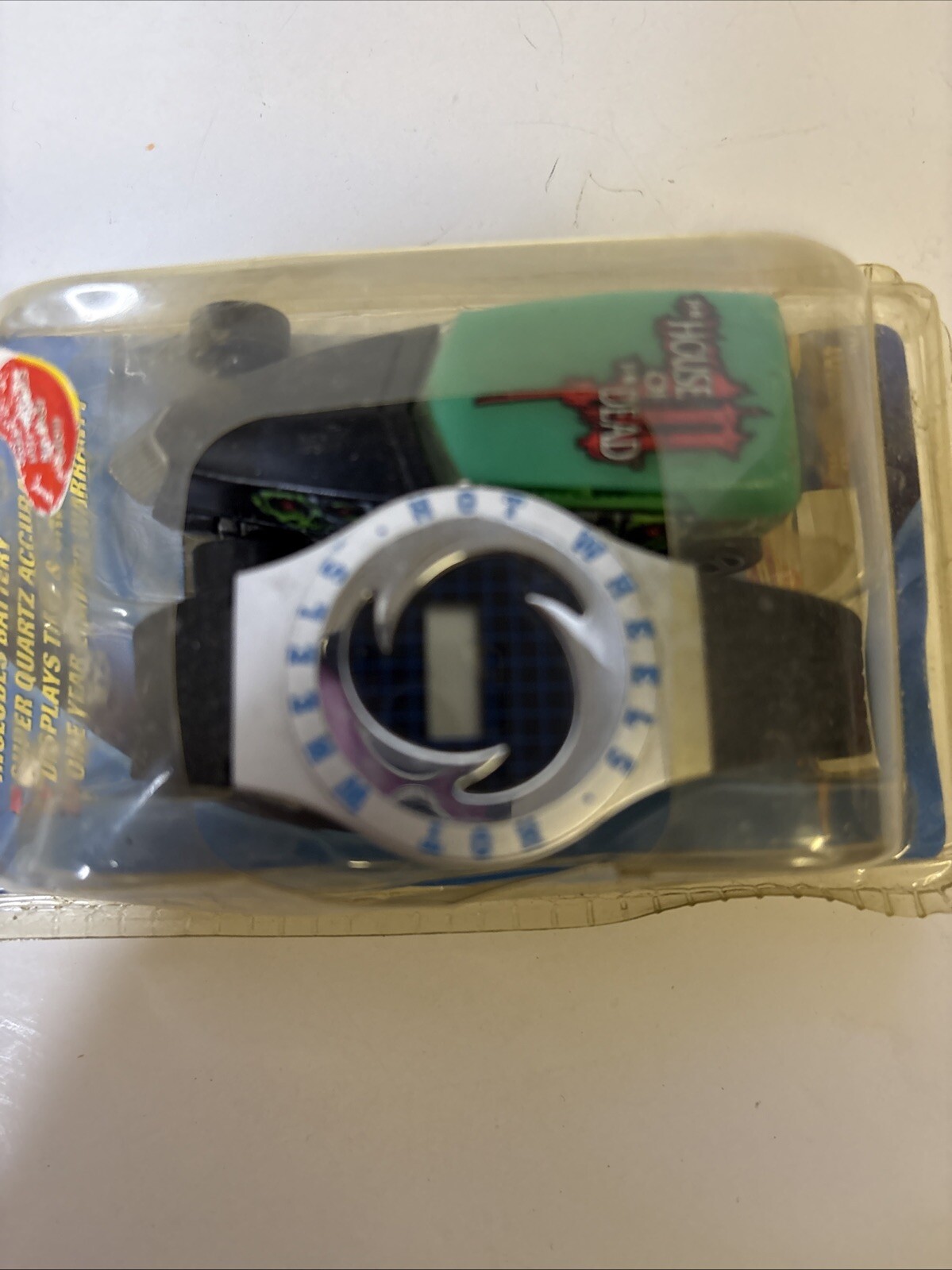 Hot Wheels Race Digital Wrist Watch – w/Muscle Tone Car in Black – NIB