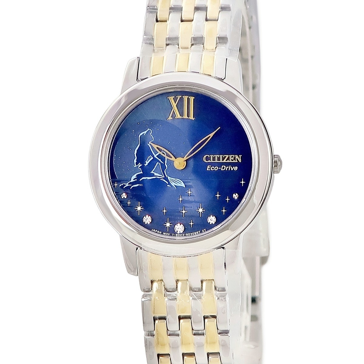 Citizen Eco Drive Ariel EX1499 50W Diamond Disney Princess Collaboration Quartz