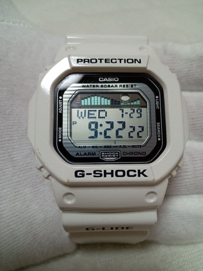 CASIO G-SHOCK G-LIDE GLX-5600 White, Excellent Condition
