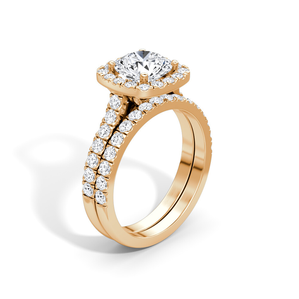 14k Ring E VVS2 2.25 Carat Lab-created Diamond IGI Certification Women Jewelry