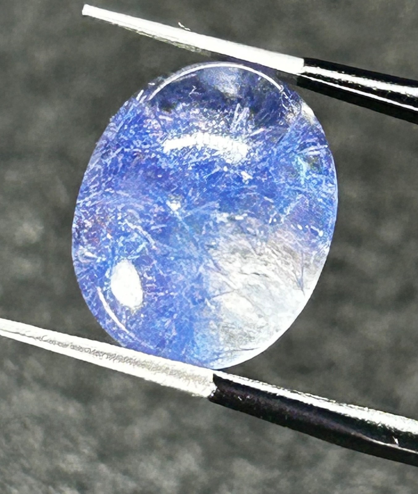 LPDS-1 Dumortierite in Quartz blue 6.40ct 12x10x7mm rough dumo