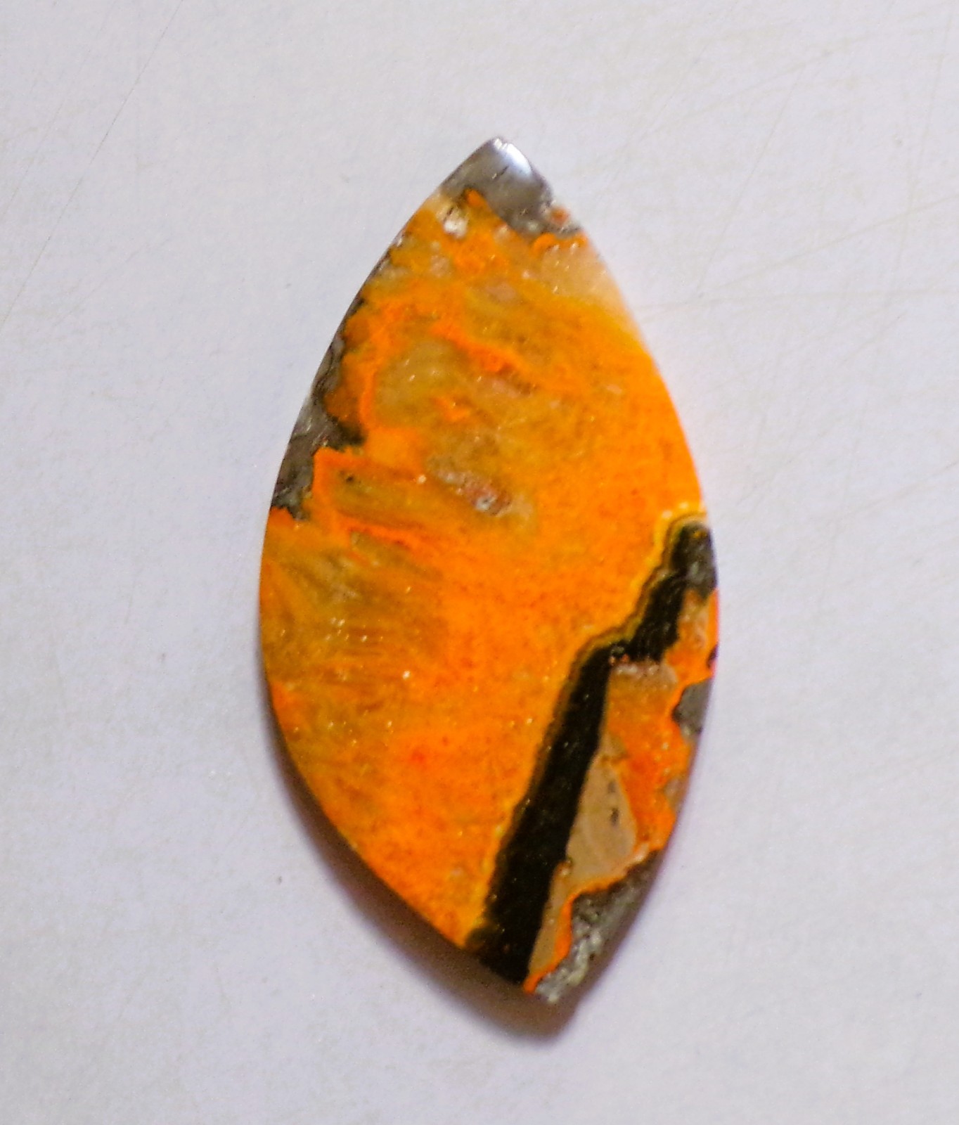 57.55 Cts Natural Bumble Bee Jasper Cabochon Loose Gemstone 54.5X29X5MM 51