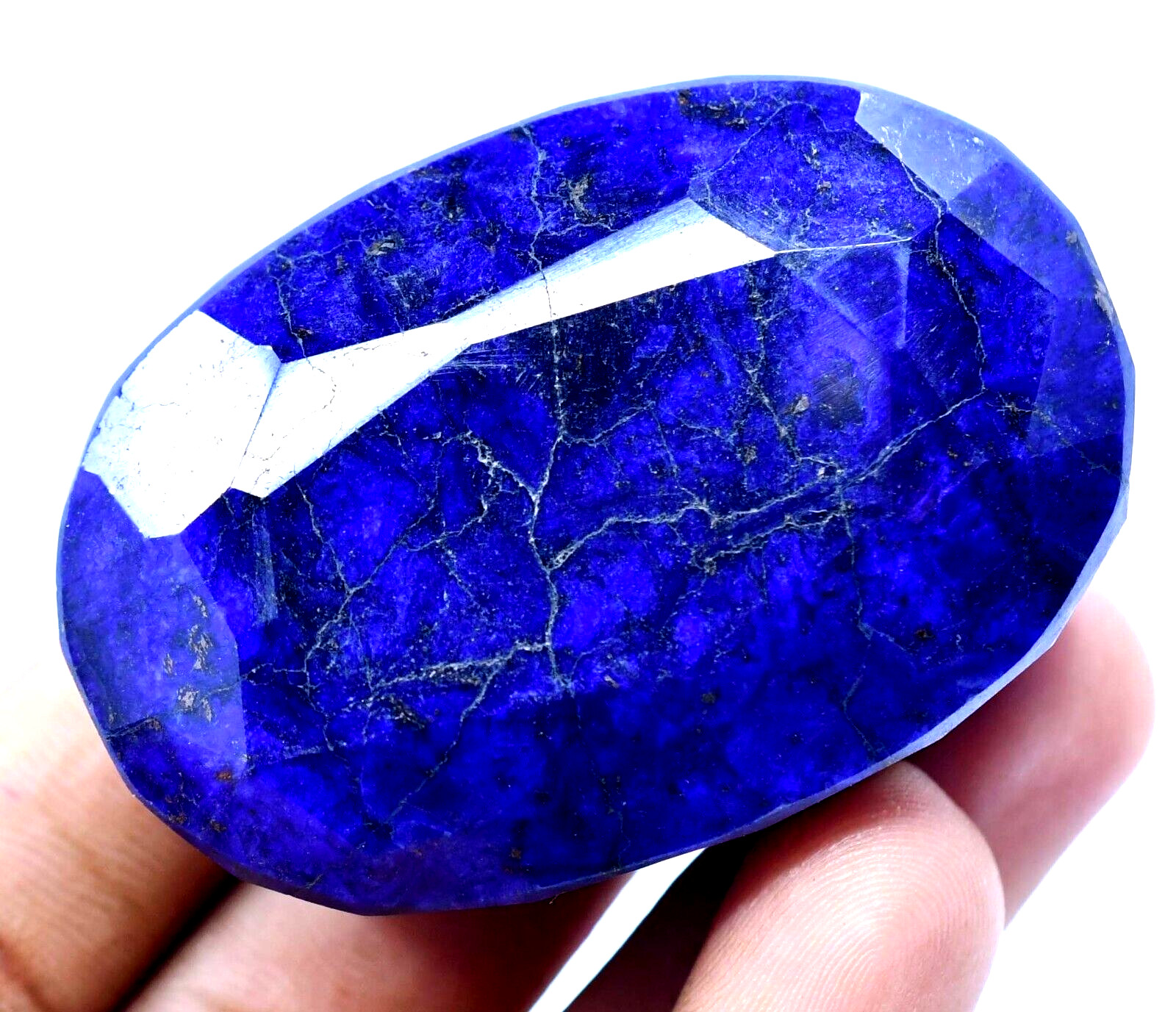 575.5 Ct Natural Huge Blue Sapphire Certified Museum Use Treated Oval Gemstone