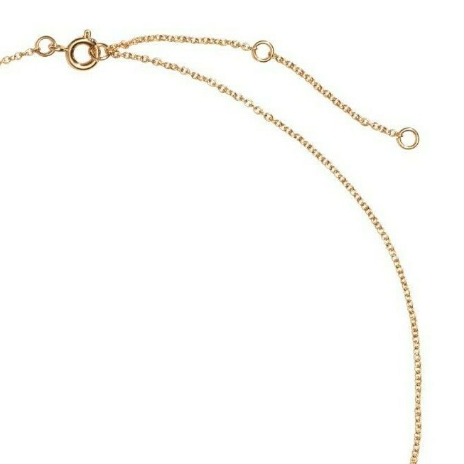 LOVE Text PENDANT NECKLACE Short 36cm GOLD TONE Chain
