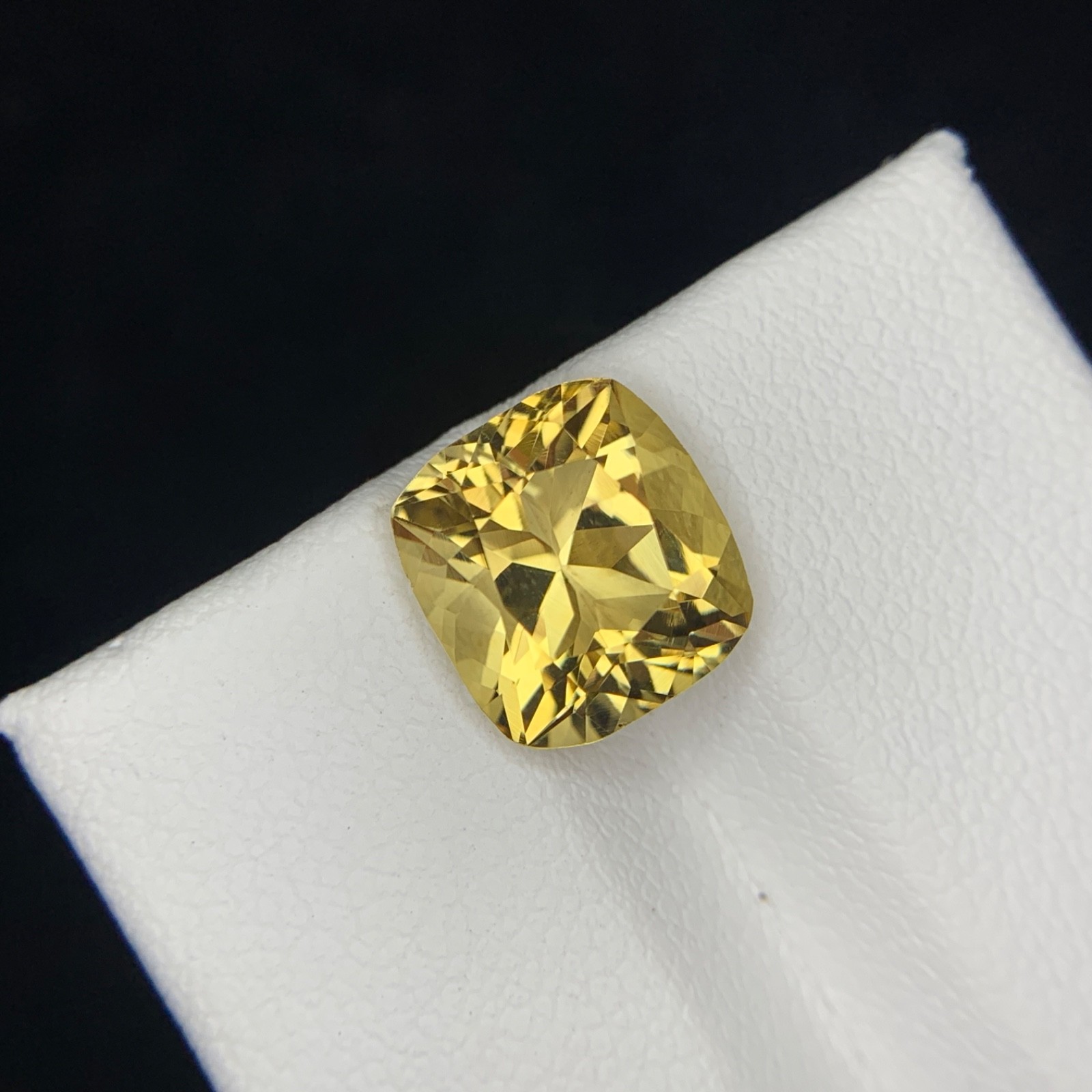 Natural Citrine 3.60Ct Cushion Cut Yellow Loose Gemstone Brazil November