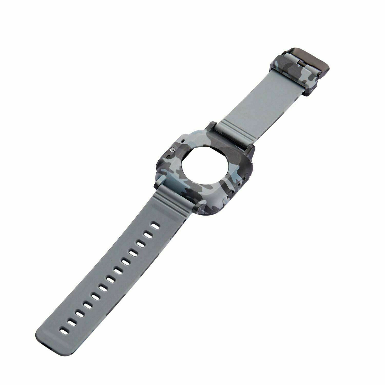 Silicone Waterproof Band Wrist Strap For Apple Watch Series 6 5 4 SE 3 2 42/44mm