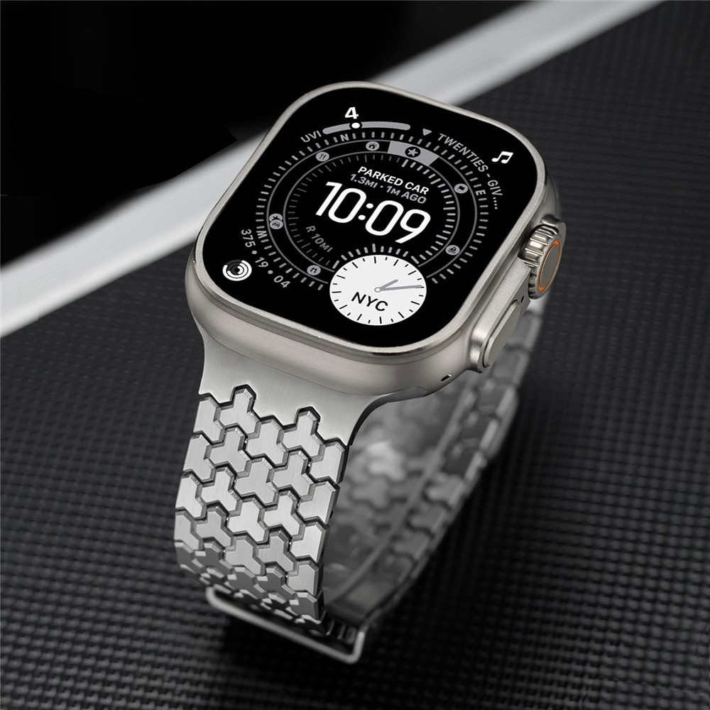 Magnetic Stainless Steel Bracelet Band for Apple Watch Ultra 3 2 1 49mm S11 10 9