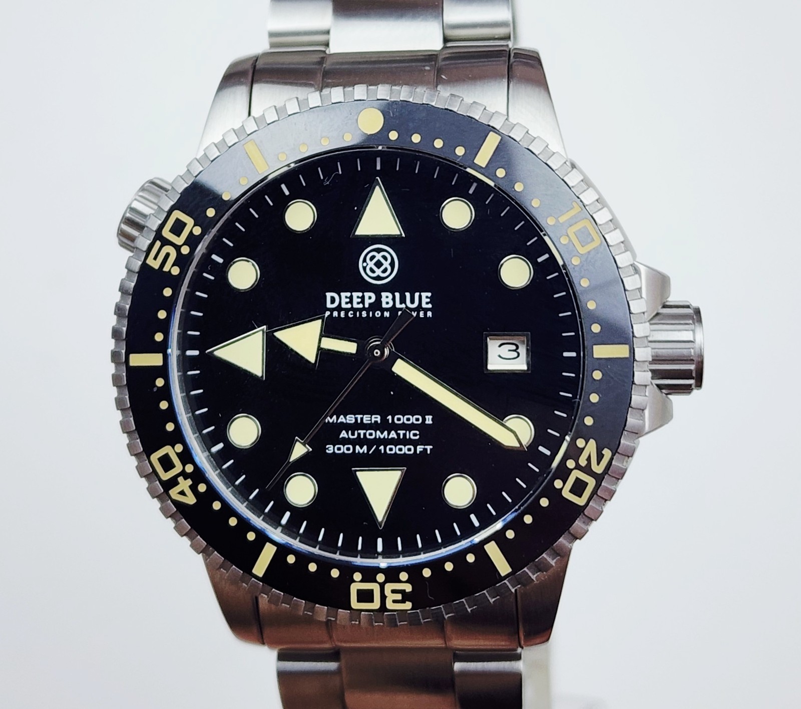 Men’s AUTOMATIC Watch DEEP BLUE “Diver Master 1000 II”