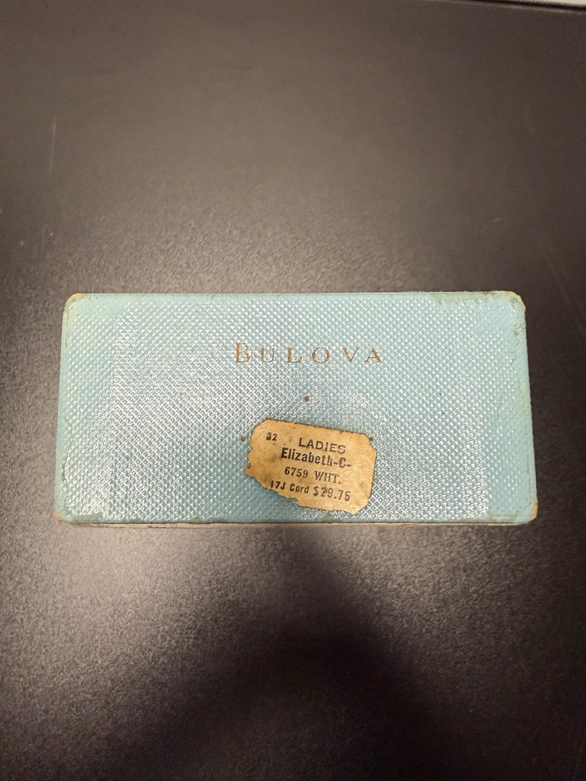 Vintage 1958 Bulova 10K Ladies Watch w/ Original Box & Papers – Running