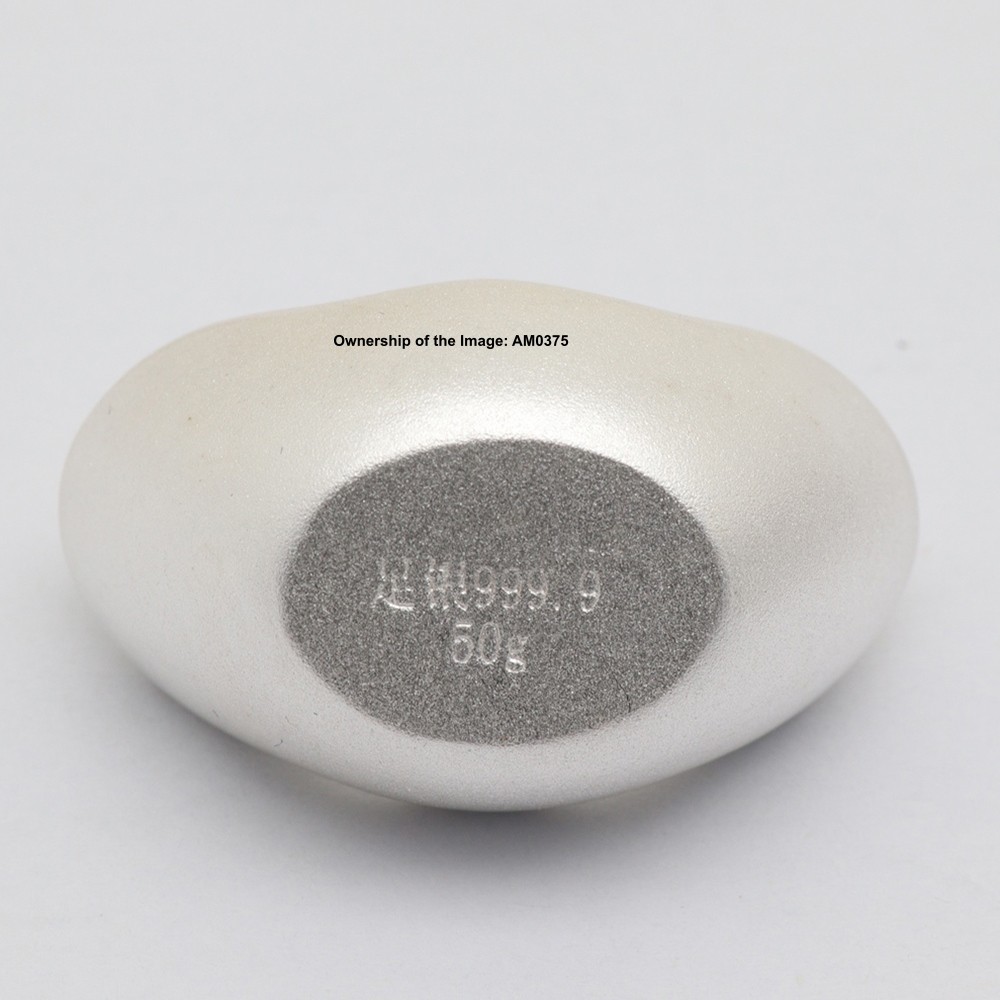 Solid 999 Fine Silver 福 Pattern Yuanbao Chinese Silver Collection 50g Heavy Gift