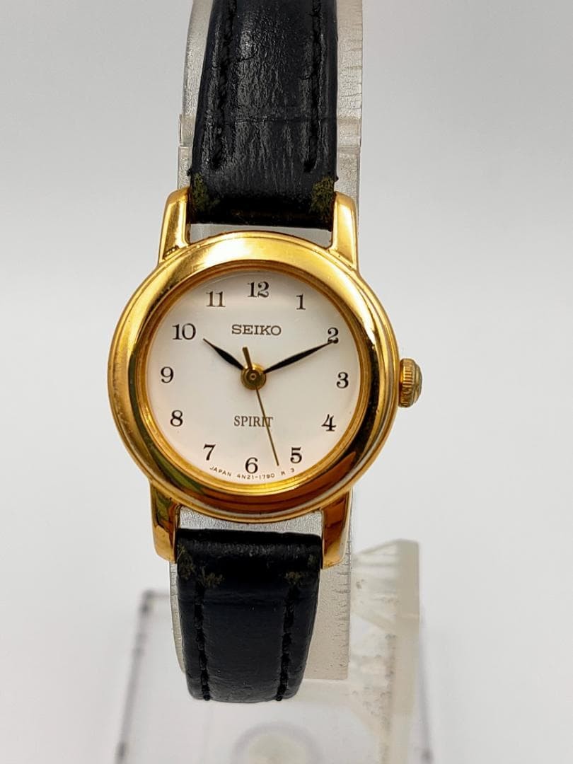 JUNK FOR PARTS Seiko Spirit 4N21-0890 Ladies Gold-Tone Quar Dead battery | Japan