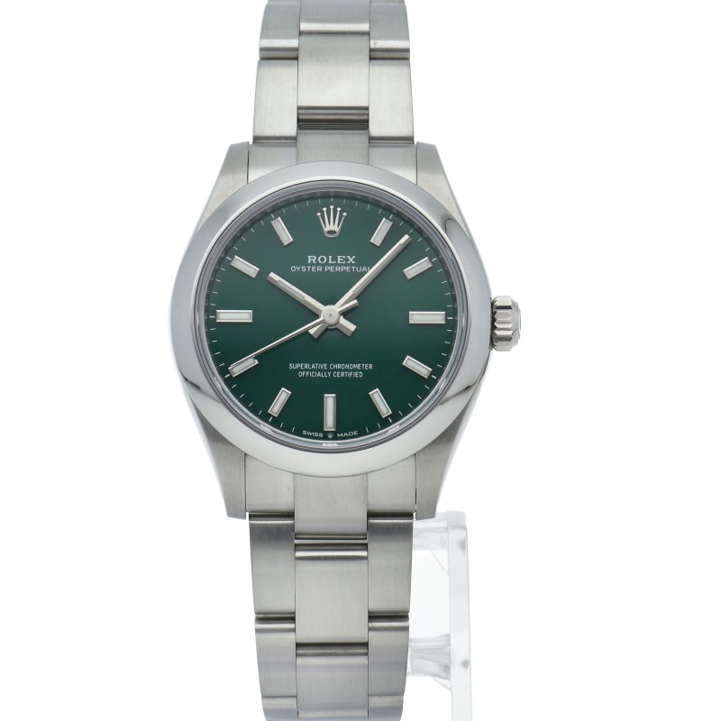 ROLEX Oyster Perpetual 31 Watch Green 277200 Stainless Steel mensWatch green…