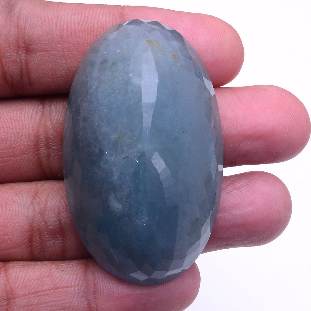 263 Cts Natural Aquamarine Untreated 54mm*32mm Oval Cut Huge Size Loose Gemstone