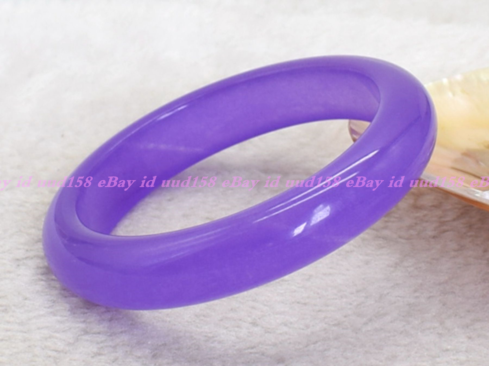 Natural Deep Violet Alexandrite Jade Gemstone Bangle Bracelet 56-62mm Jewelry