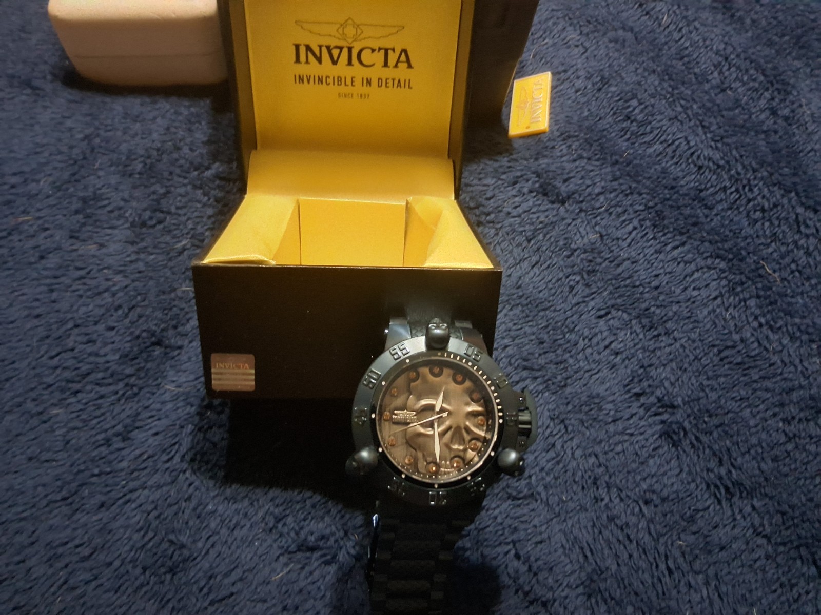 Invicta Two-Tone Stainless Steel Quartz Eagle Dial Watch Harley-Davidson
