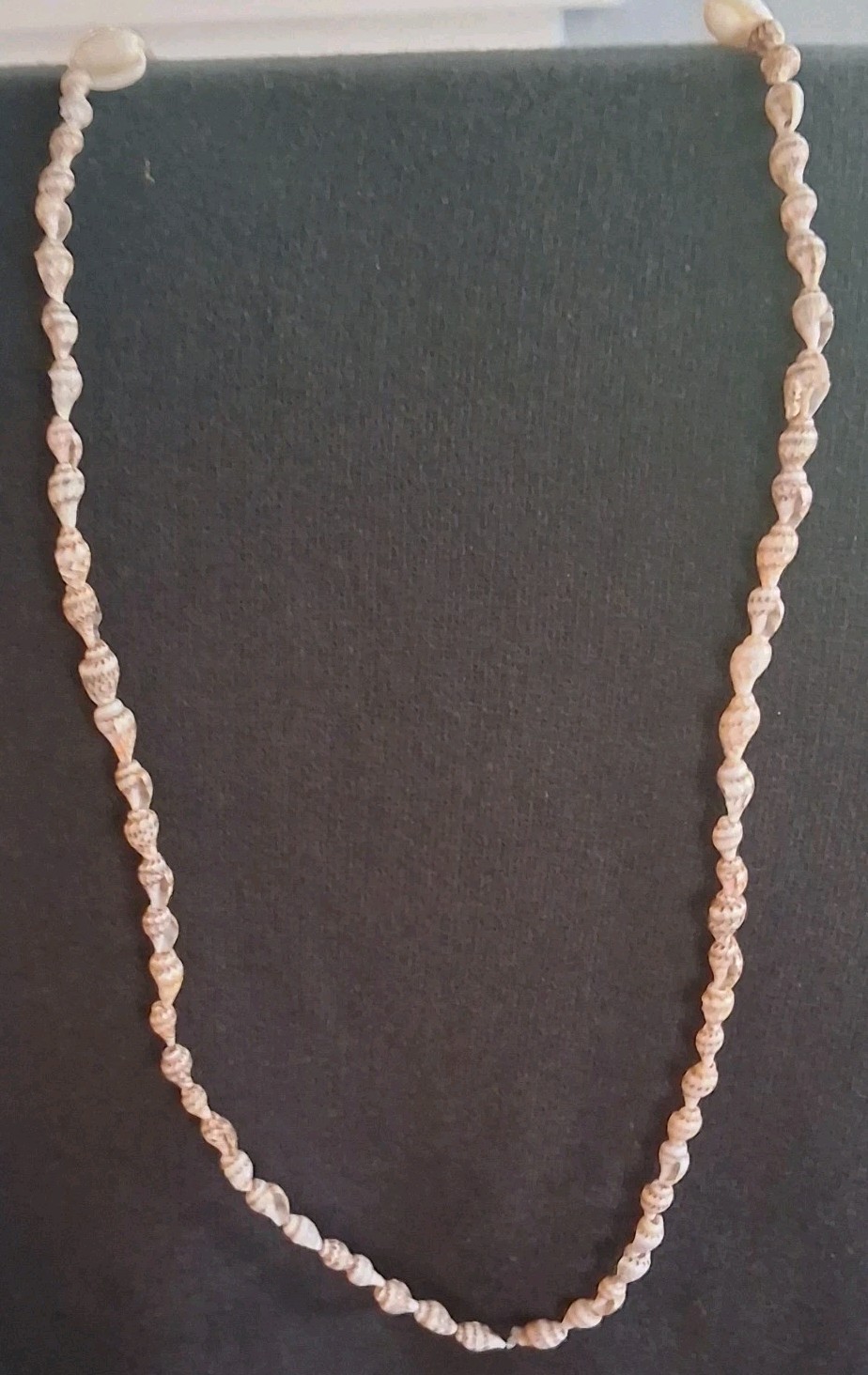 Vintage Natural Cowrie Shell Necklace – Boho Beach Hawaiian Surf Jewelry