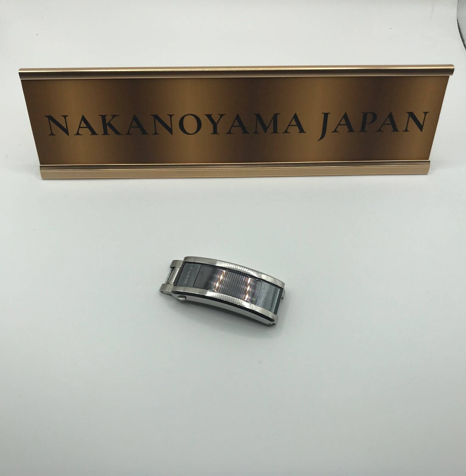 SONY wena3 Smart watch rubber Silver for iOS/Android from Japan