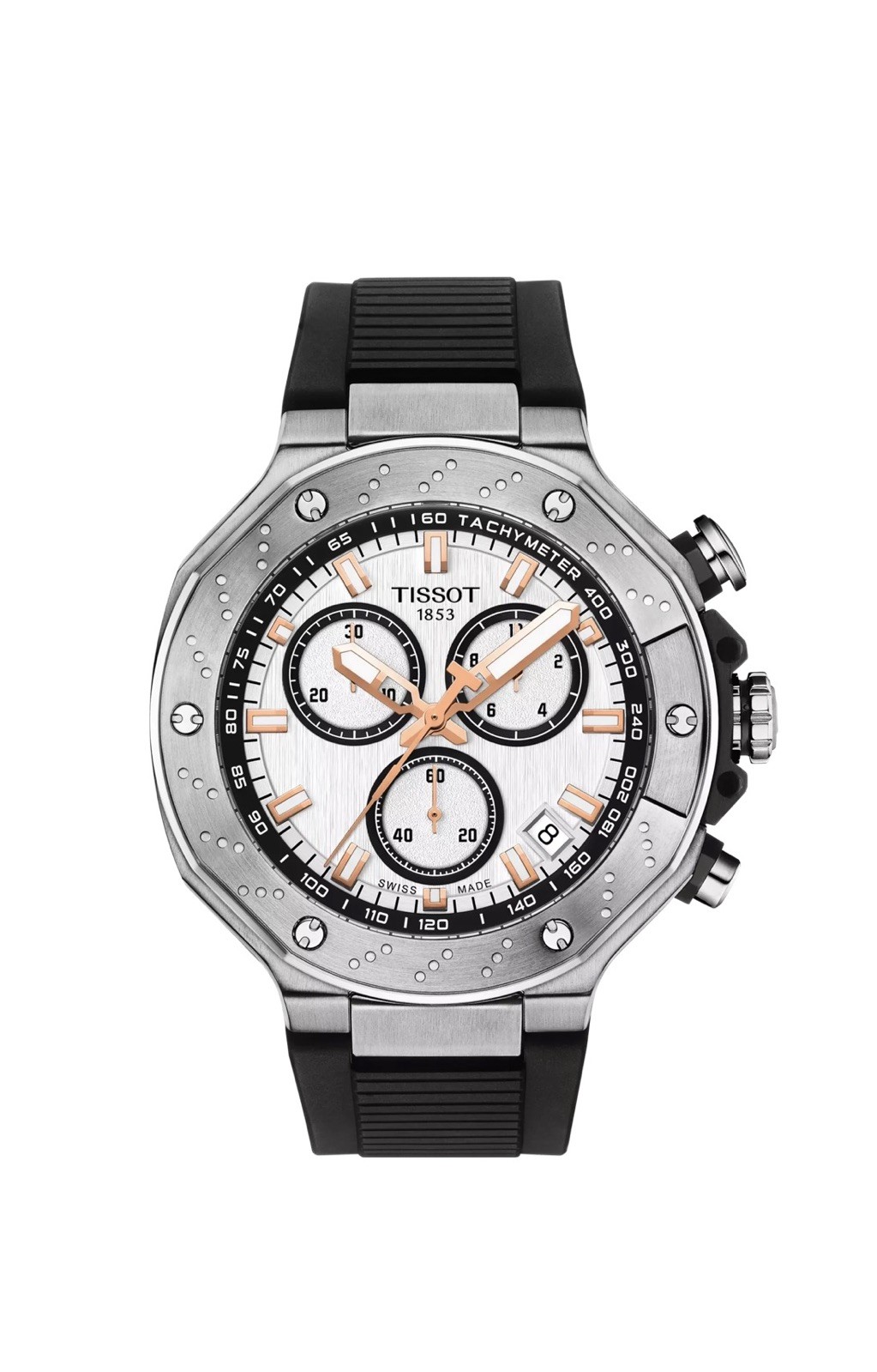 Tissot T-RACE 45MM T141.417.17.011.00 White Dial Men’s Watch