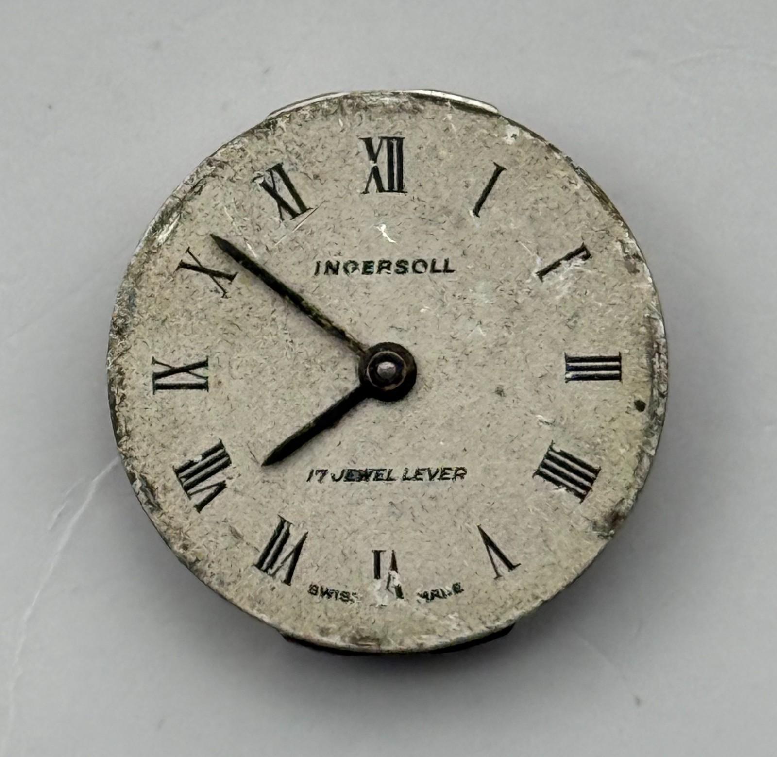 FHF 69-21 Watch Movement Ingersoll Swiss 17 Jewels Manual Wind Parts 15.3mm