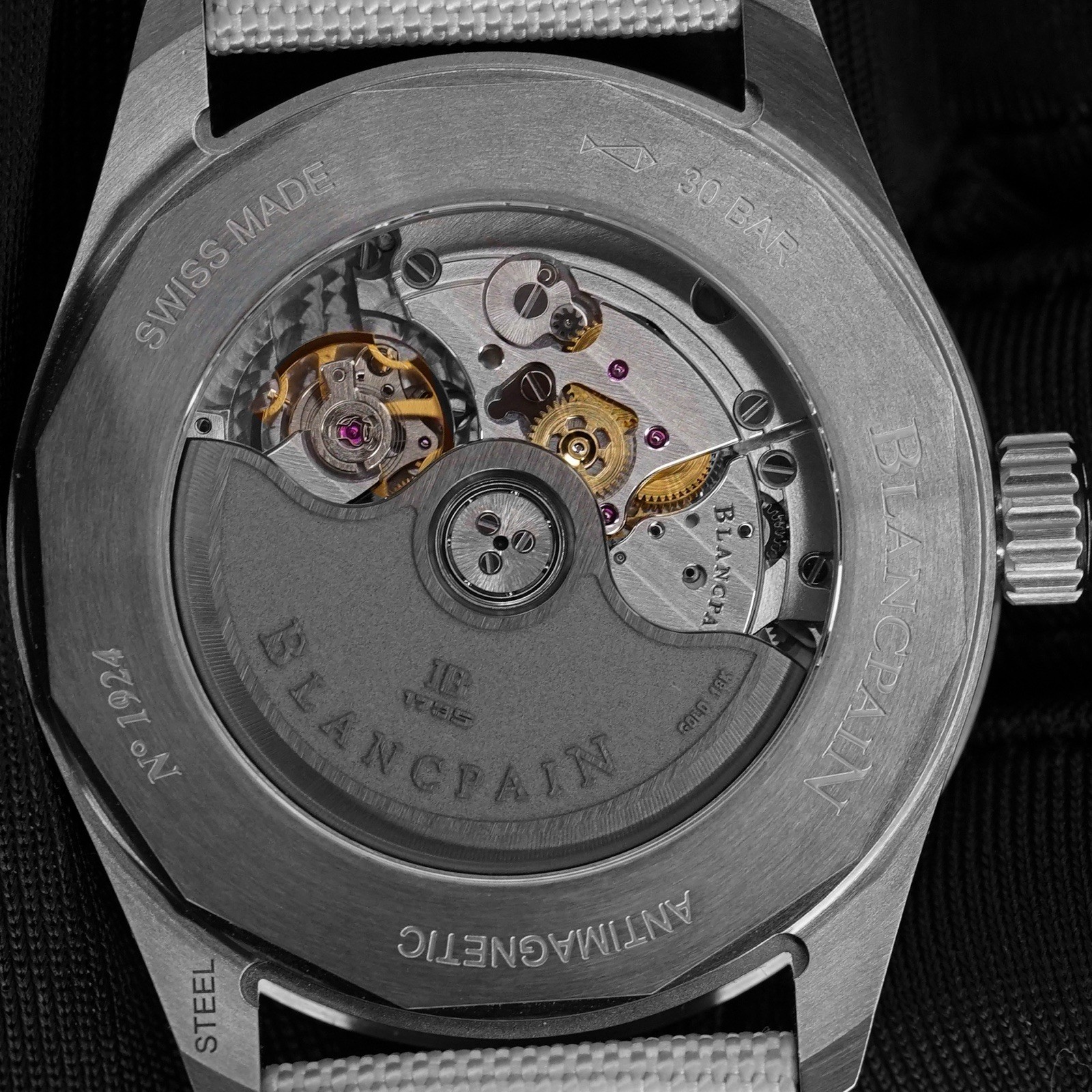 Blancpain Fifty Fathoms Bathyscaphe 38mm White Dial Full Set 2022 SS Ceramic