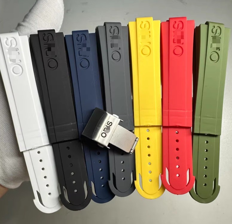 ORIS Aquis 7730/7740/7653 series rubber straps 12-24mm dials 43.5mm-