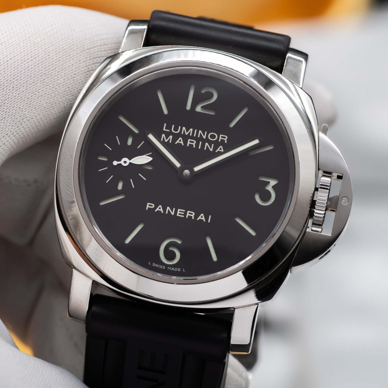 Panerai Luminor Marina PAM00111 44mm 2012 Near Mint Box Papers Extra Strap