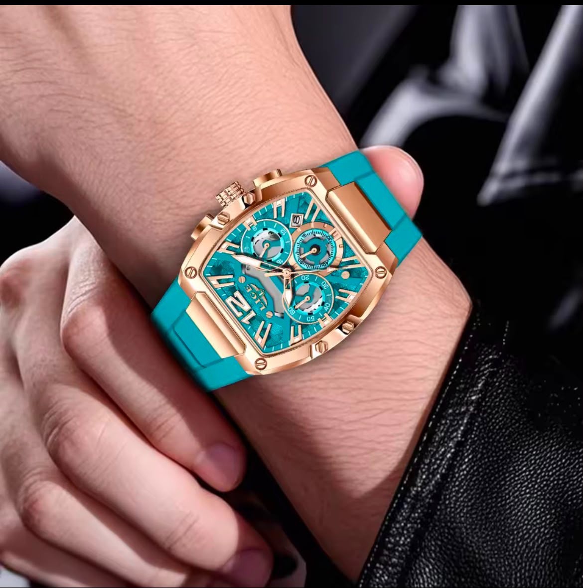 LIGE Original Brand Fashion Mens Watches Sport Military Chronograph Calendar
