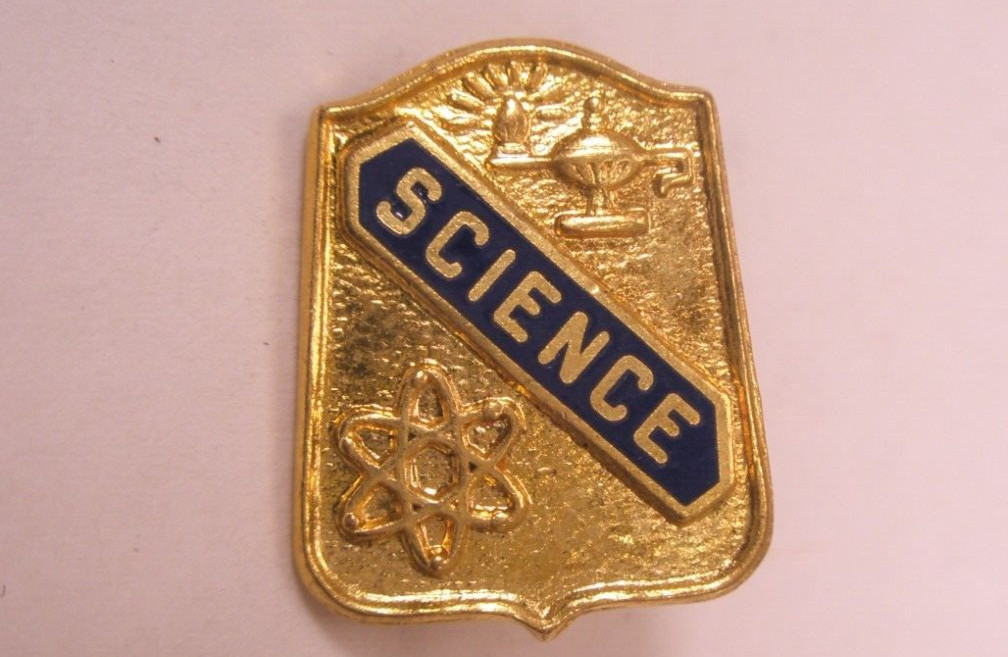 Science Vintage Tie Tack Lapel Pin hi-school college university class g107