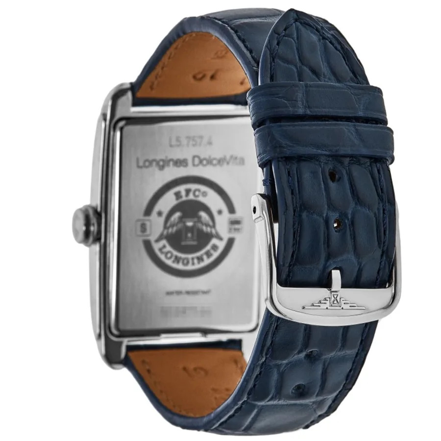 New Longines DolceVita Automatic Silver Dial Leather Men’s Watch L5.767.4.73.9