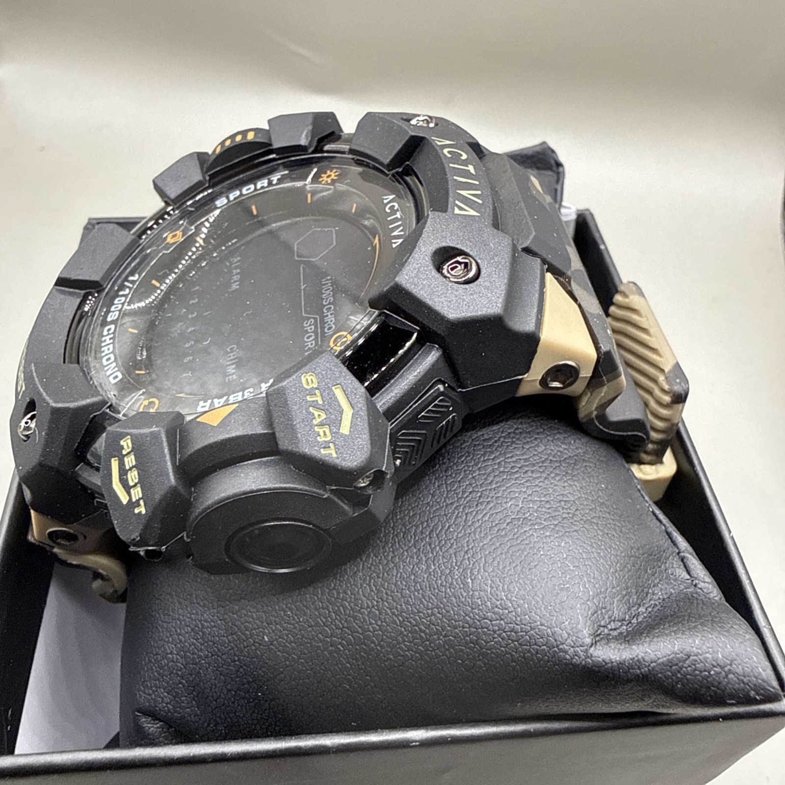 Activa Armour X Invicta Men’s 50mm Camouflage Khaki Digital Watch ACW8050MC-001