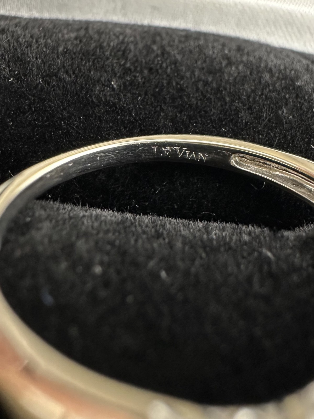 Le Vian 14k White Gold Chocolate Diamond Ring 3/8ctw 1.9dwt 3.0g