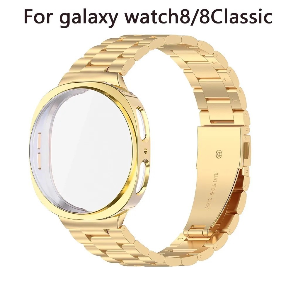 Metal Strap + TPU Case+ tool for Samsung Galaxy Watch 8 40mm 8 44mm Steel Bands